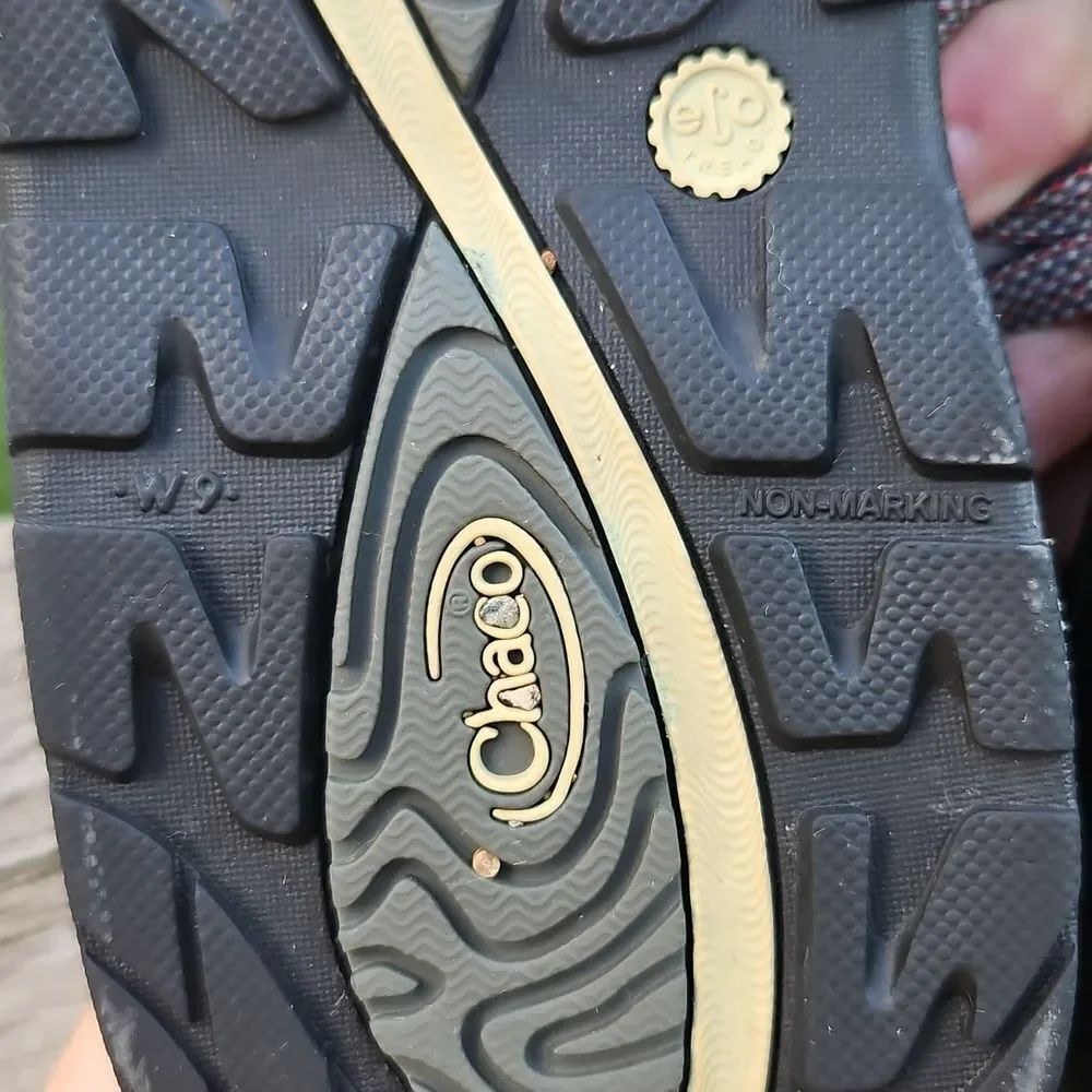 Chaco Z/Cloud Sandals Size 9 Women’s – Red, Gray, Black